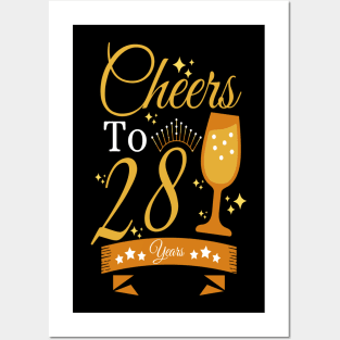 Cheers to 28 years Posters and Art